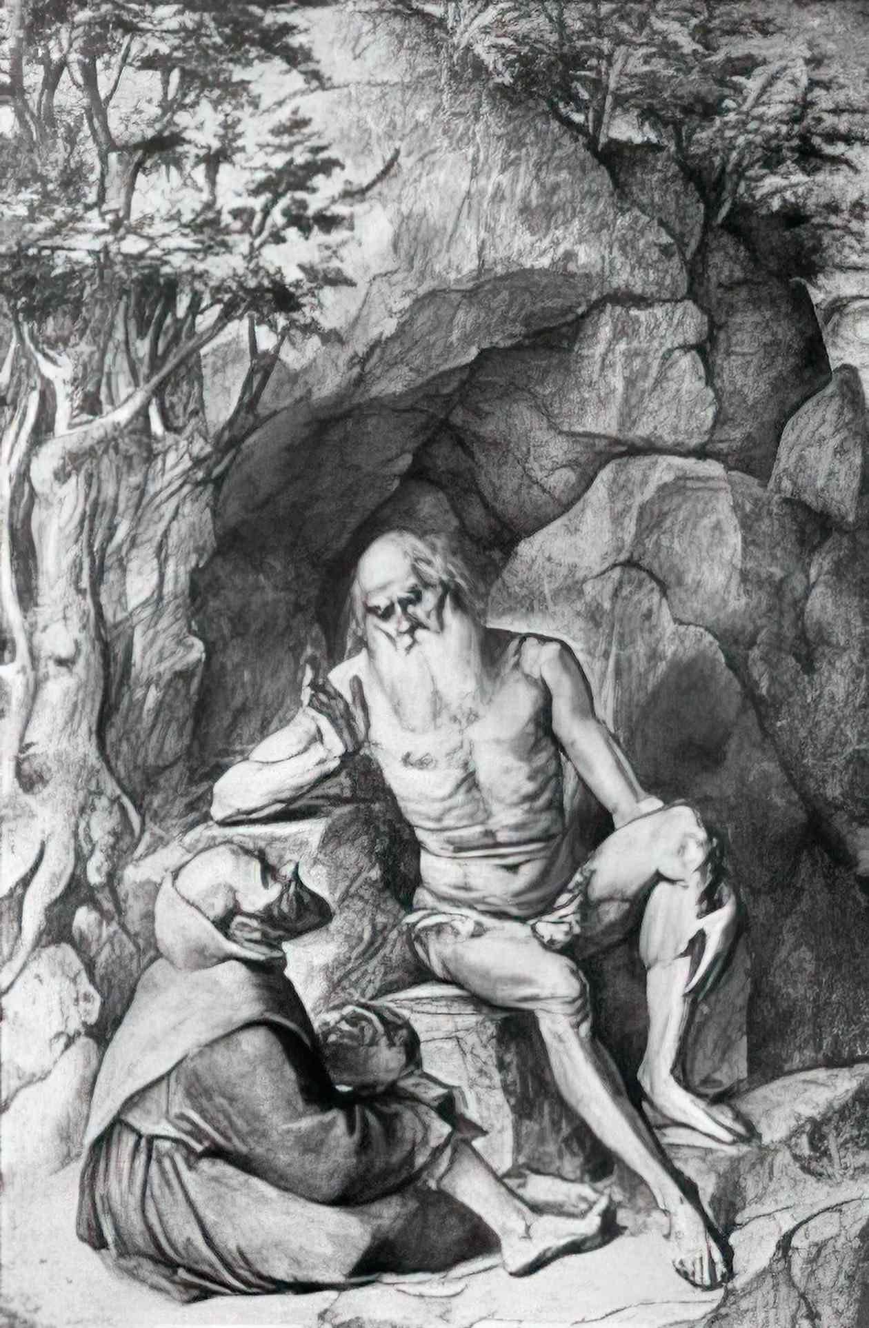 Peter Paul Rubens st onufrij instruct monk Art A4 Photo Print