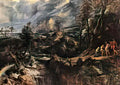 Peter Paul Rubens stormy landscape Art A4 Photo Print