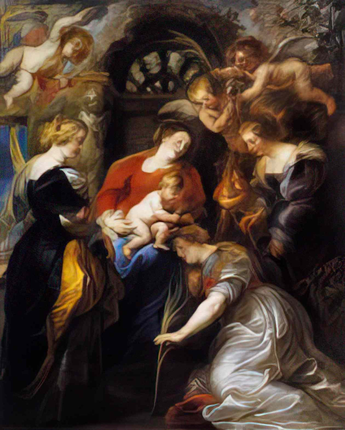 Peter Paul Rubens the crowning of st catherine Art A4 Photo Print