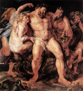 Peter Paul Rubens the drunken hercules Art A4 Photo Print