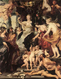 Peter Paul Rubens the happiness of the regency 1625 Art A4 Photo Print