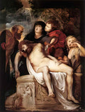 Peter Paul Rubens the holy family with st elizabeth 1615 Art A4 Photo Print
