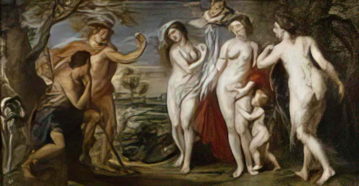Peter Paul Rubens the judgment of paris c 1636 Art A4 Photo Print