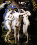 Peter Paul Rubens the three graces Art A4 Photo Print