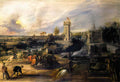 Peter Paul Rubens tournament in front of castle steen 1637 Art A4 Photo Print
