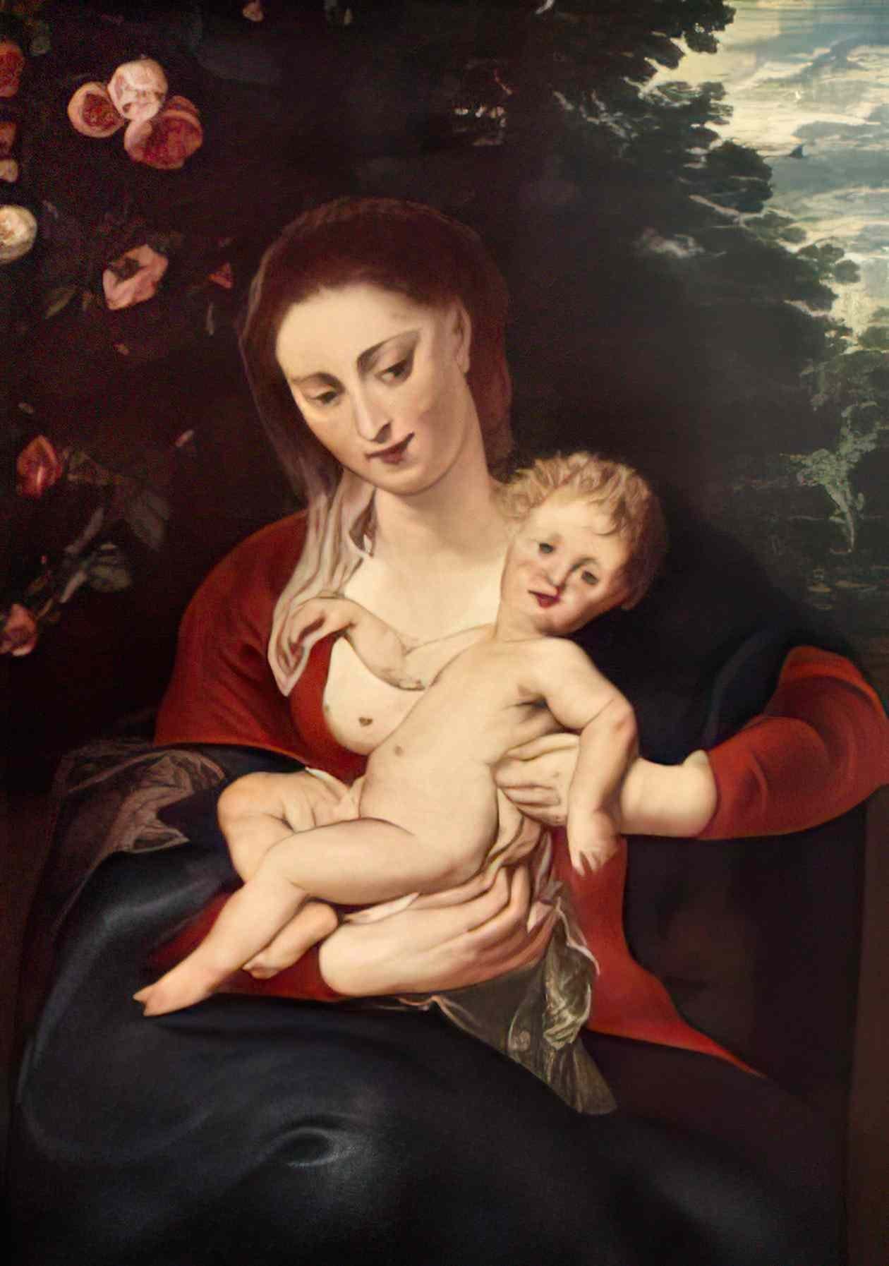 Peter Paul Rubens virgin and child 1 Art A4 Photo Print