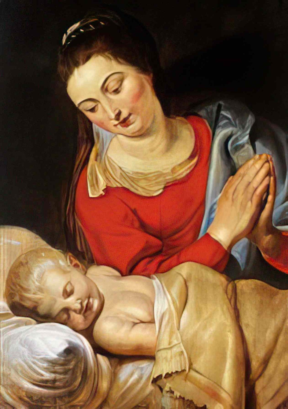 Peter Paul Rubens virgin and child Art A4 Photo Print