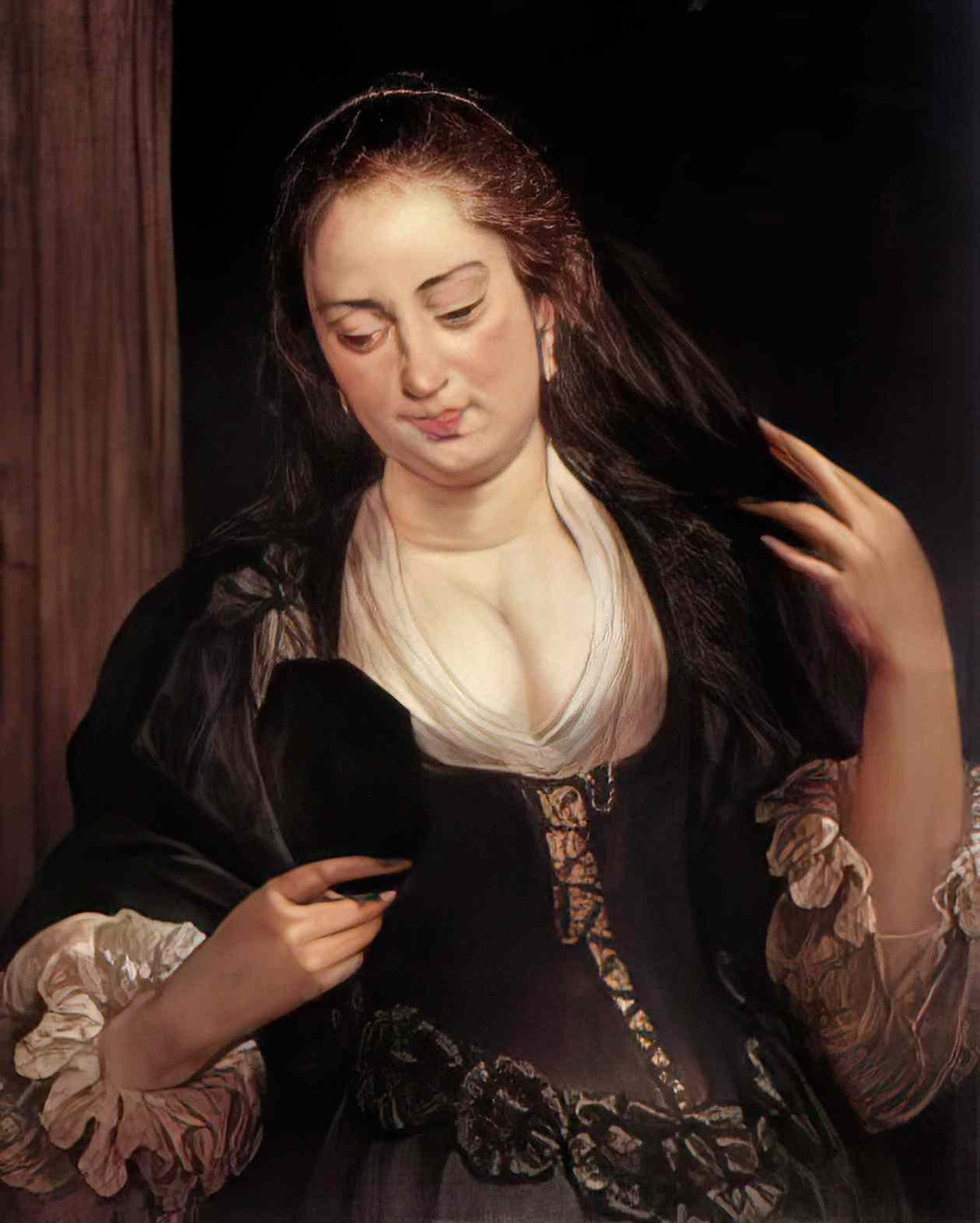 Peter Paul Rubens woman with a mirror Art A4 Photo Print