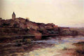 Petitjean Edmond A French River Town A4 Photo Print