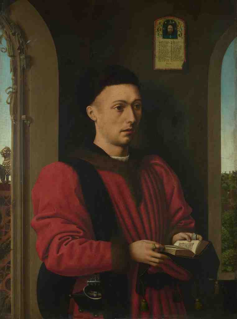Petrus Christus Portrait of a Young Man A4 Photo Print