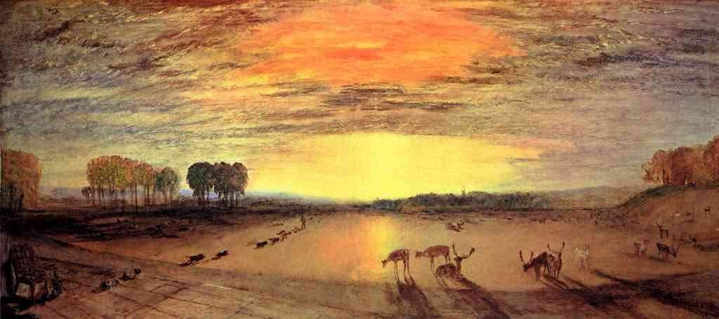 Petworth Park Joseph Mallord Turner A4 Photo Print