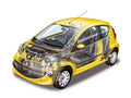 Peugeot 107 cutaway A4 Photo Print