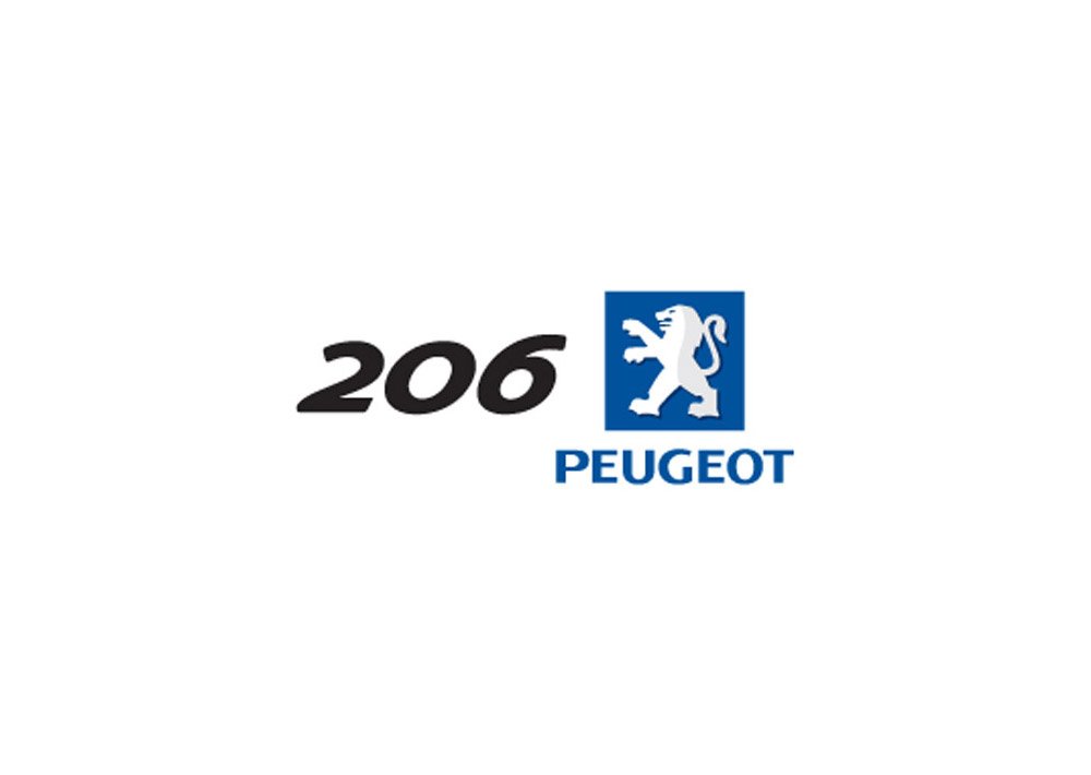 Peugeot 206 1 A4 Photo Print