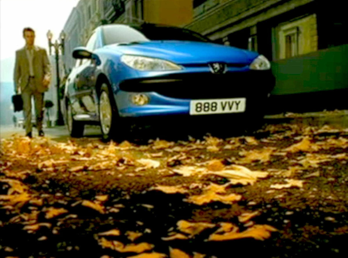 Peugeot 206 Autumn 1990s Vintage Retro Advert