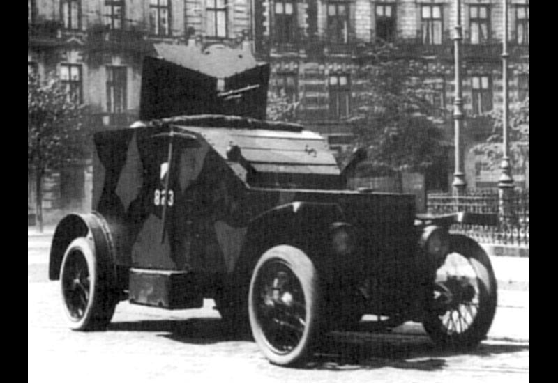 Peugeot Model 1914 Armored Car France A4 Photo Print