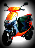 Peugeot Vivacity Compact Vivacity Compact 5 motorbike A4 Photo Print
