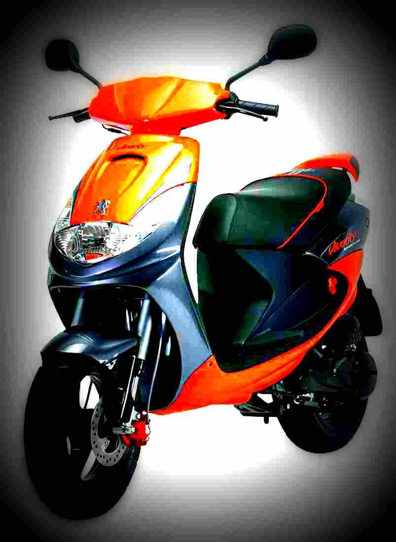 Peugeot Vivacity Compact Vivacity Compact 5 motorbike A4 Photo Print
