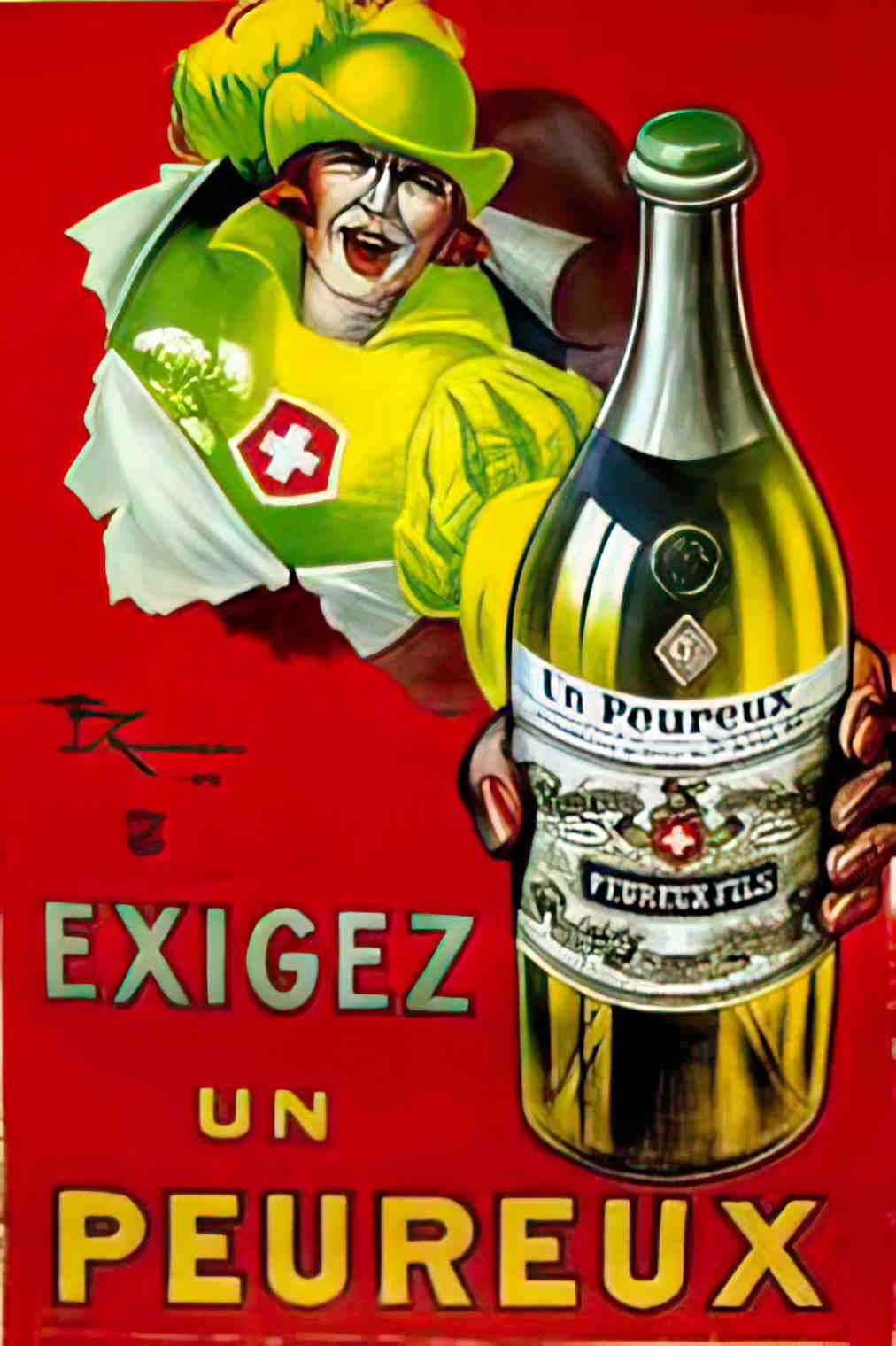 Peureux Advert A4 Photo Print