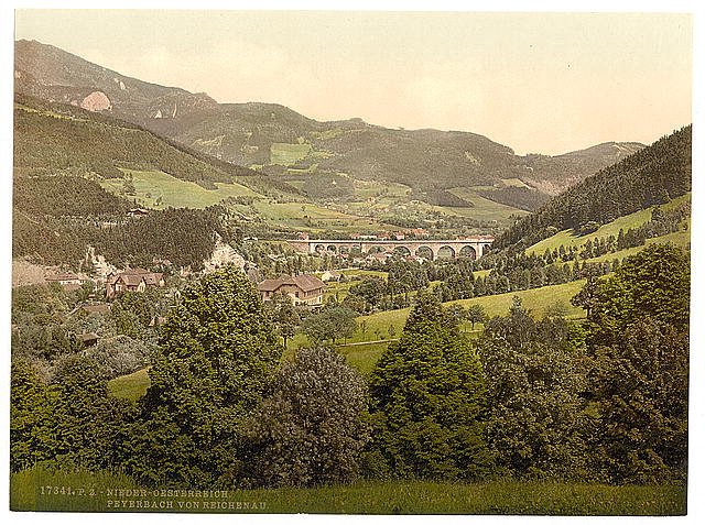 Peyerbach Reichenau Vintage A4 Photo Print
