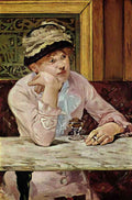 Pflaume Manet A4 Photo Print