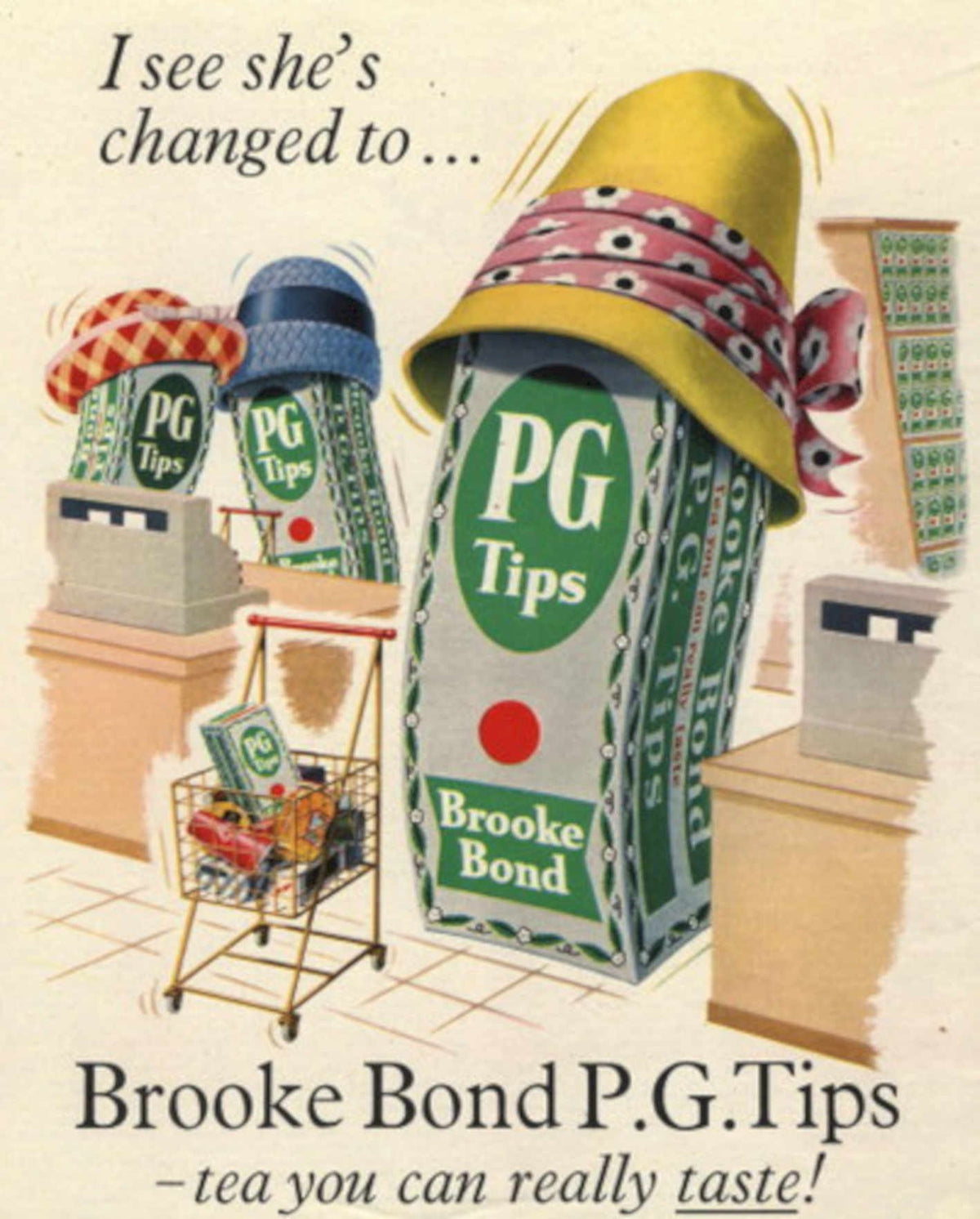 Pg Tips Tea 1960s Vintage Retro Advert