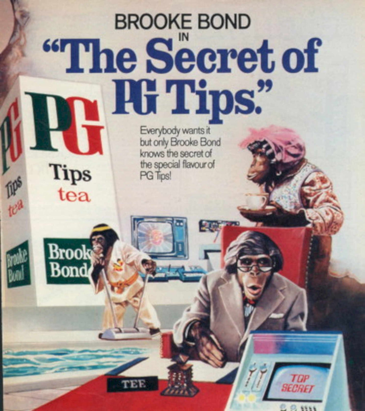 Pg Tips Tee 1960s Vintage Retro Advert