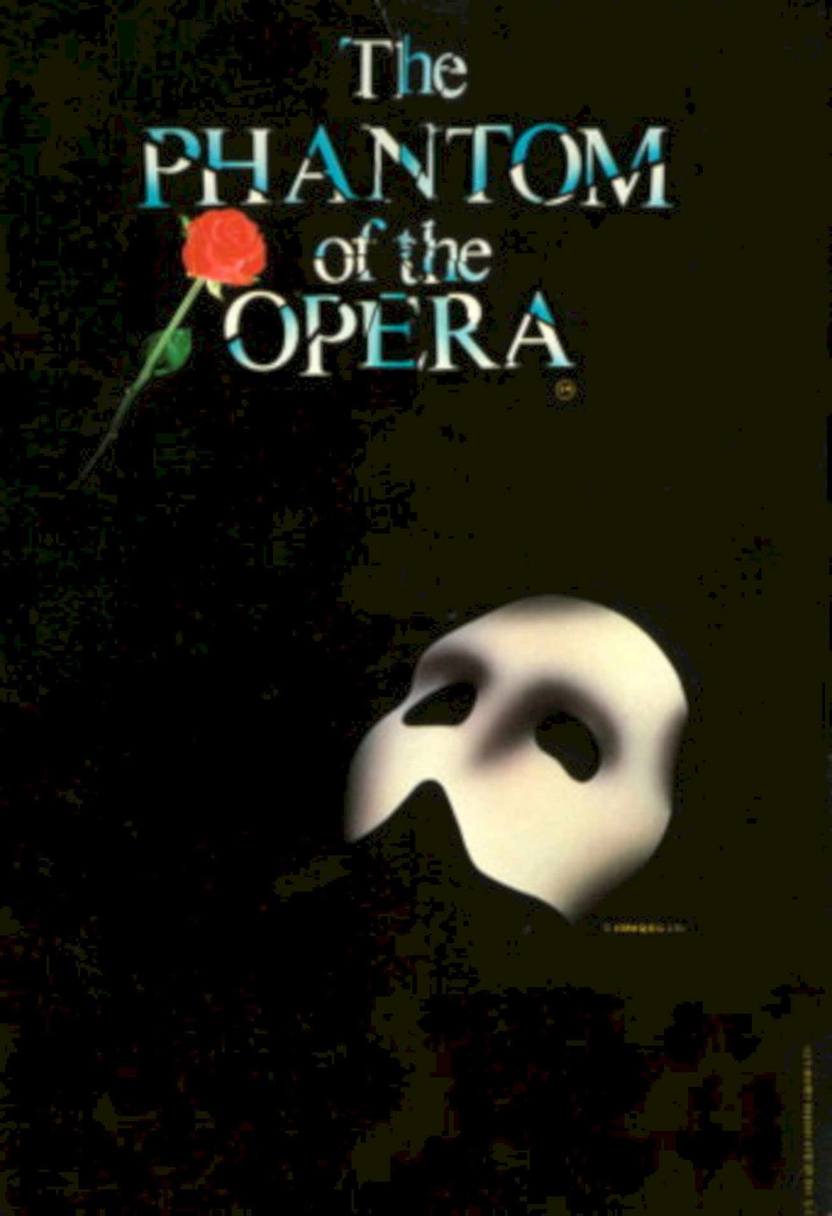 Phantom Mask Opera 1980s Vintage Retro Advert
