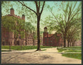 Phelps Hall and Lyceum Yale College Vintage A4 Photo Print