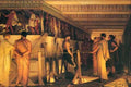 Phidias Showing The Frieze Of The Parthenon A4 Photo Print