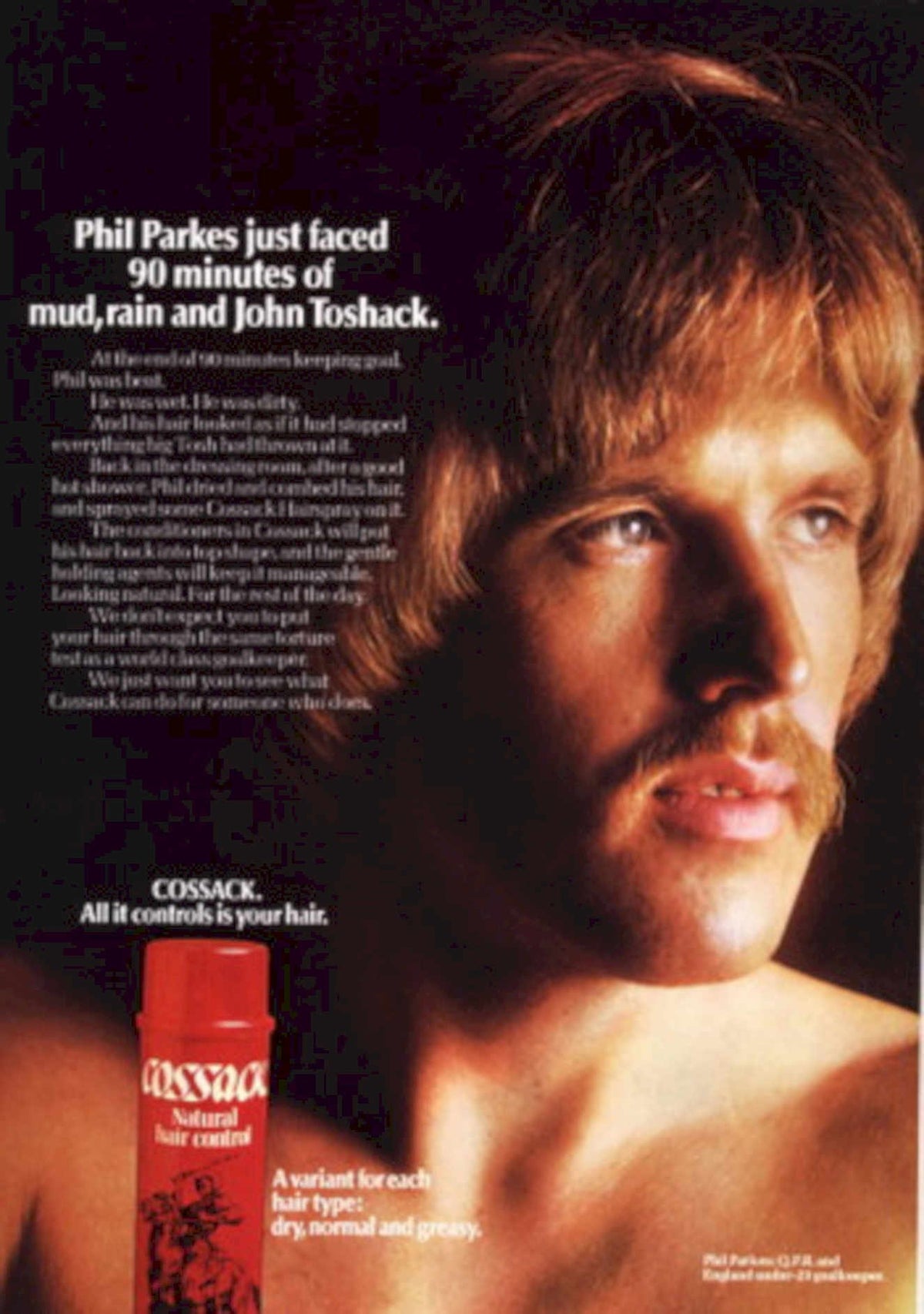 Phil Parker Cossack 1970s Vintage Retro Advert