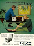 Philco Century Radio 2 1950s Vintage Retro Advert Poster