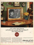 Philco Cool Chassis 1950s Vintage Retro Advert Poster