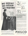 Philco Piano Tuning 1930s Vintage Retro Advert Poster