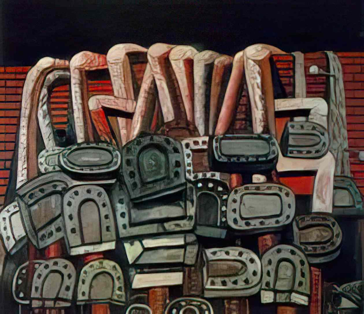 Philip Guston ancient wall Art A4 Photo Print