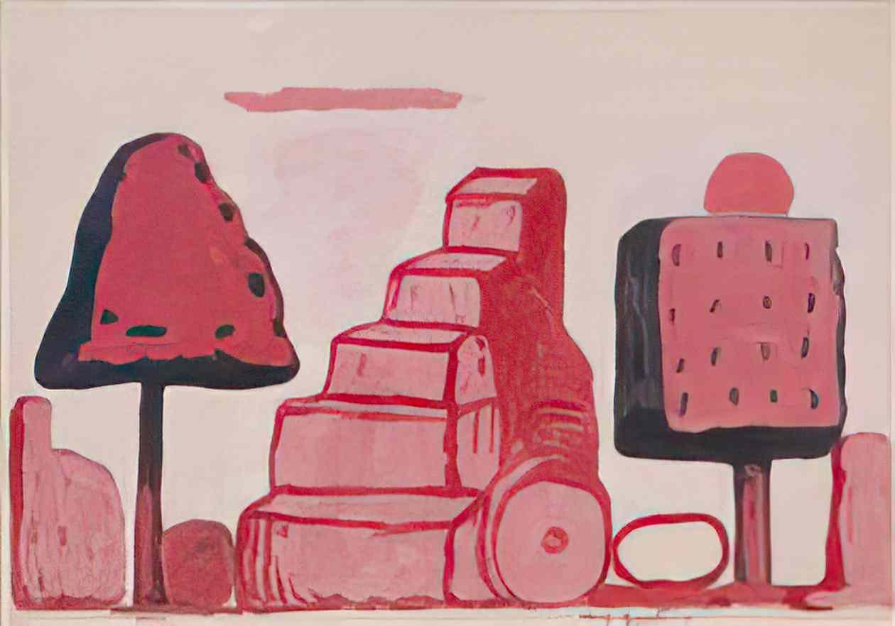 Philip Guston box tree rome Art A4 Photo Print