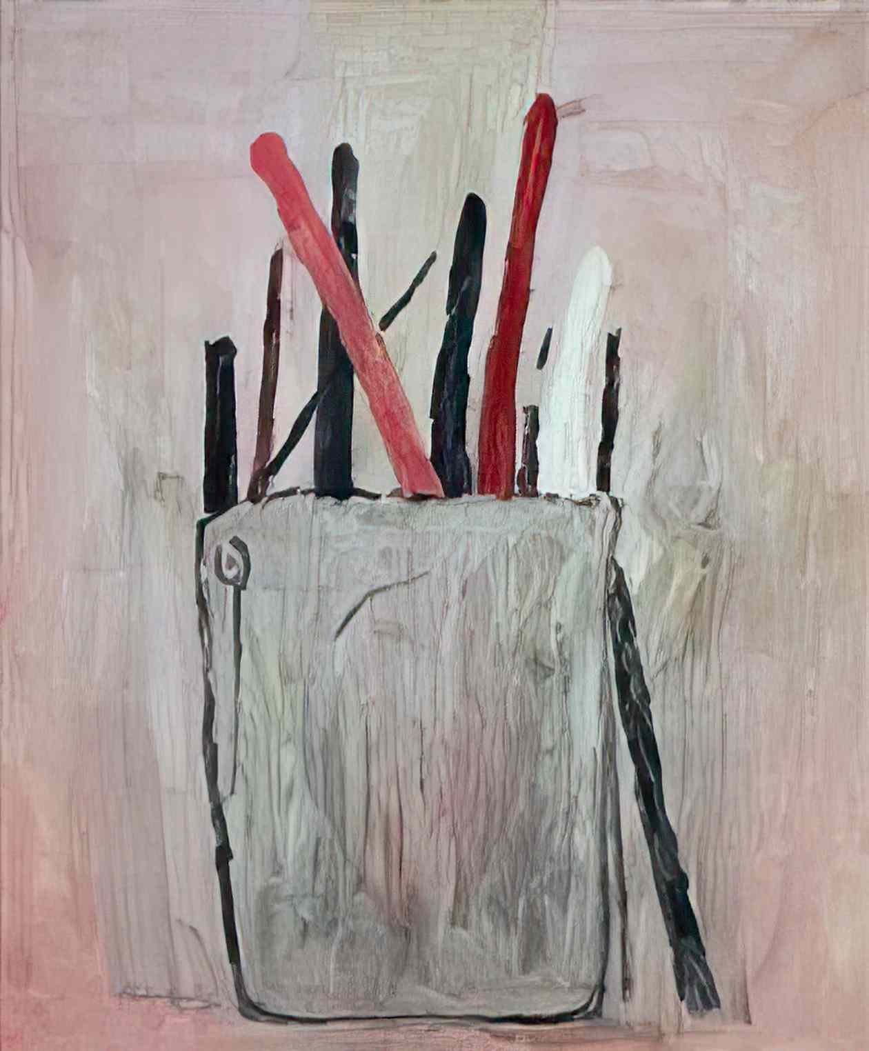 Philip Guston brushes 1969 Art A4 Photo Print