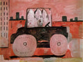 Philip Guston city limits Art A4 Photo Print