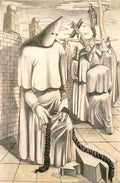 Philip Guston drawing for conspirators 1930 Art A4 Photo Print