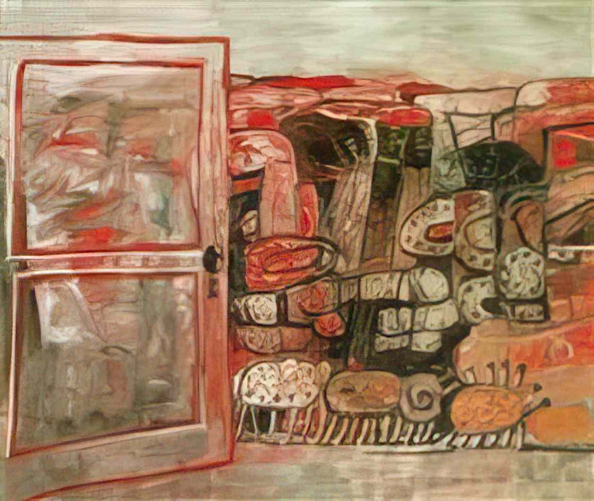 Philip Guston entrance Art A4 Photo Print