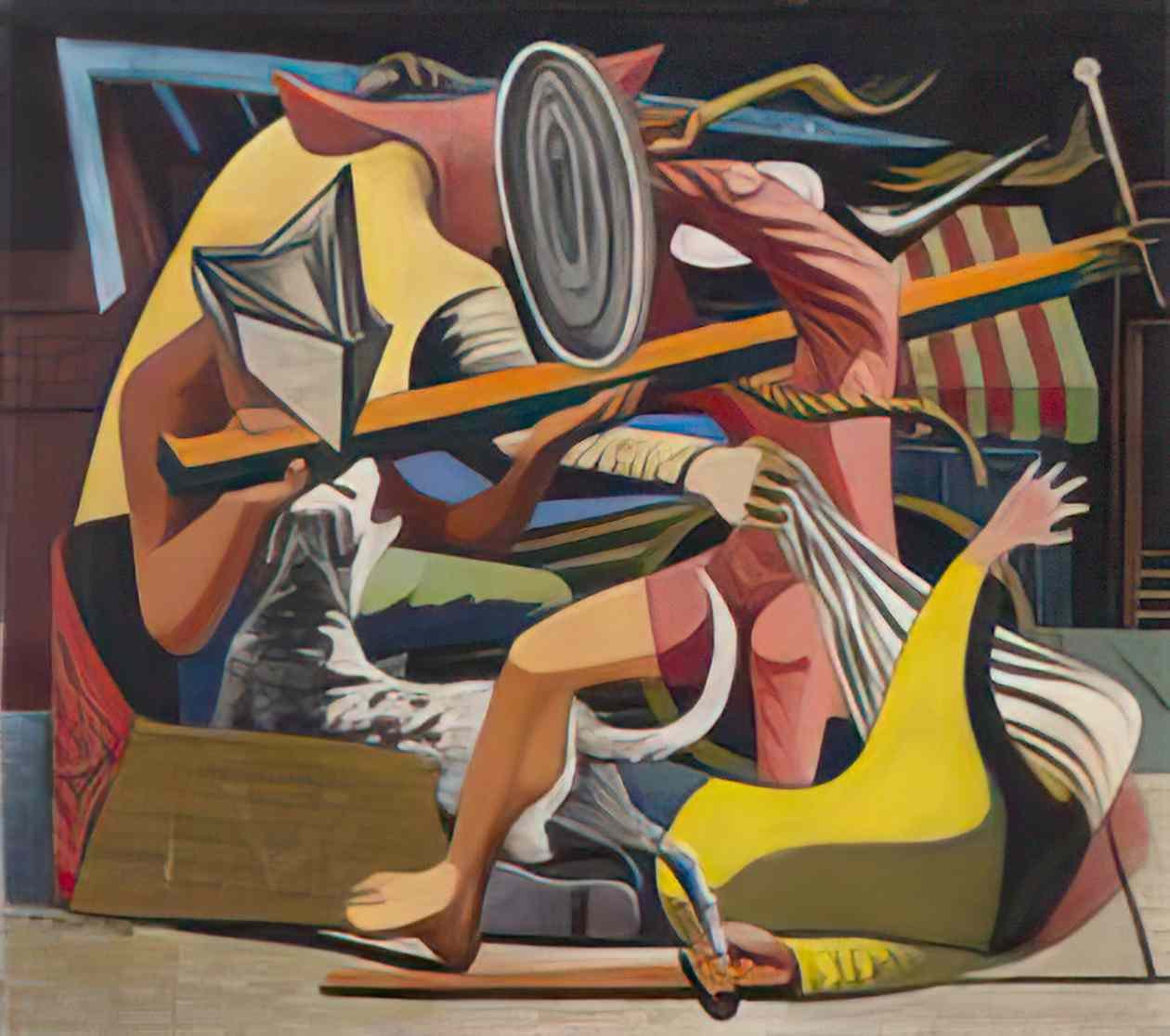 Philip Guston gladiators 1940 Art A4 Photo Print