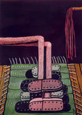 Philip Guston green rug Art A4 Photo Print