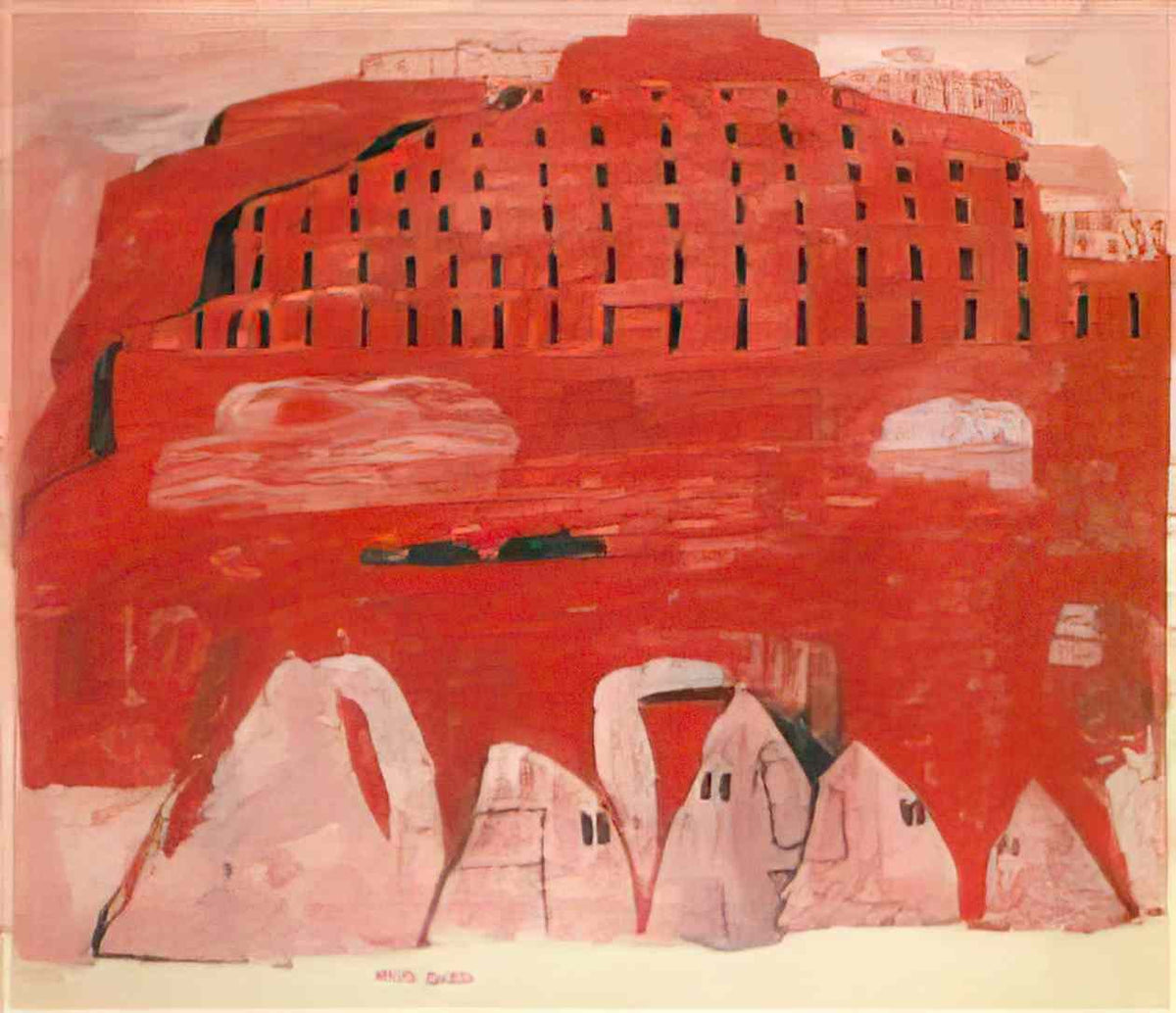 Philip Guston outskirts Art A4 Photo Print
