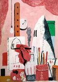 Philip Guston studio A4 Photo Print