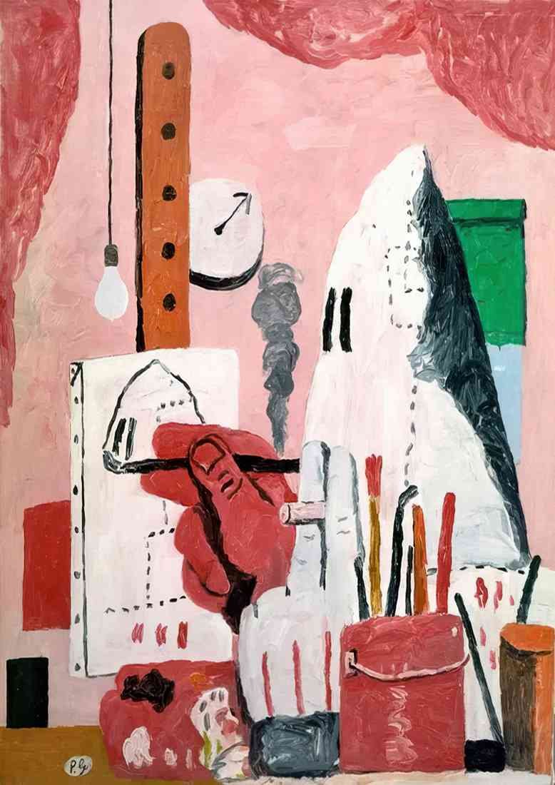 Philip Guston studio A4 Photo Print