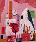 Philip Guston studio Art A4 Photo Print