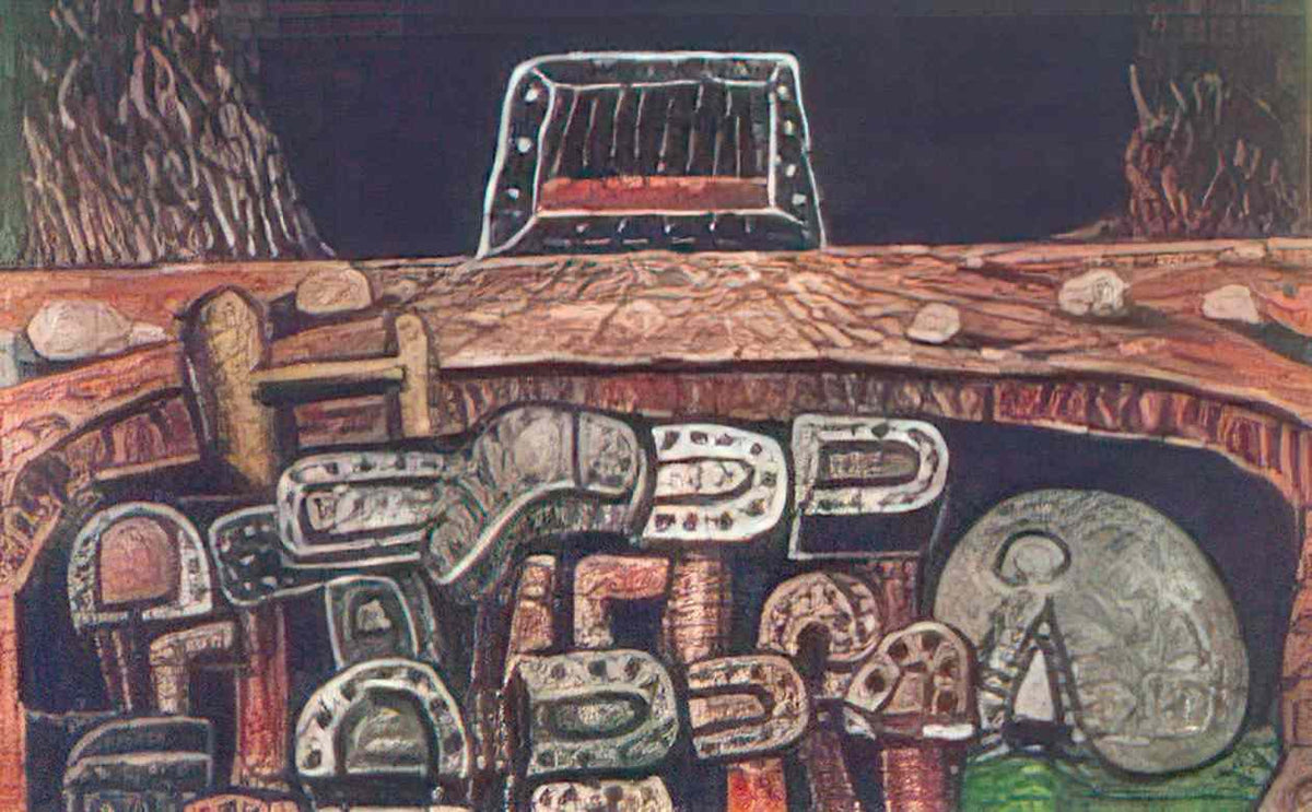 Philip Guston the pit Art A4 Photo Print