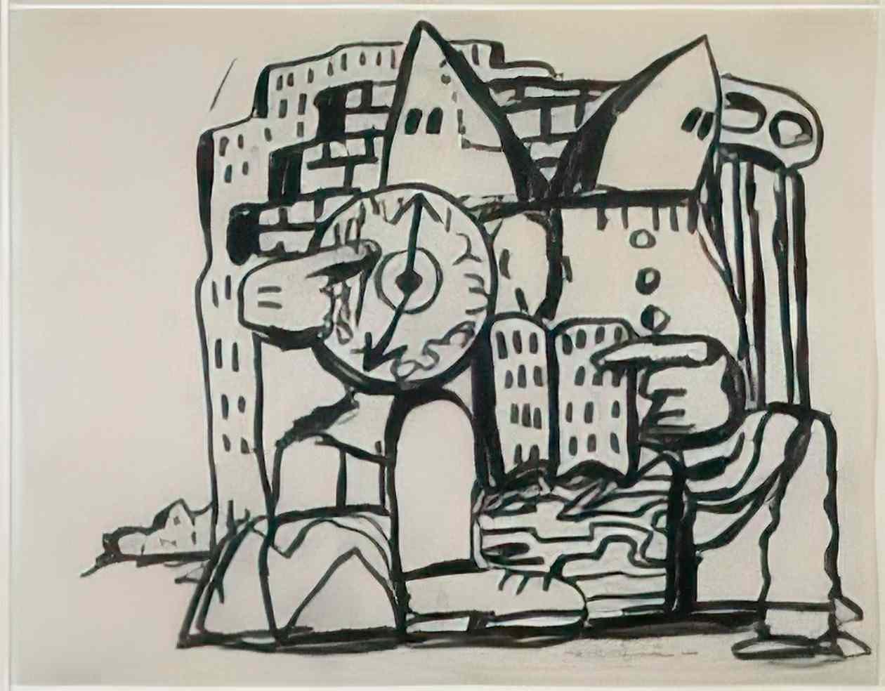 Philip Guston untitled Art A4 Photo Print