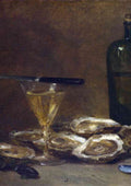 Philippe Rousseau Still Life with Oysters CROP A4 Photo Print