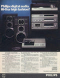 Philips Audio System 1980s Vintage Retro Advert