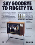 Philips Colour Tv 1960s Vintage Retro Advert
